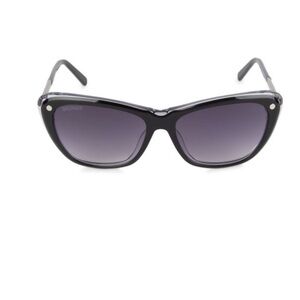 Balmain 56 MM Black Cat Eye Sunglasses Like New Condition